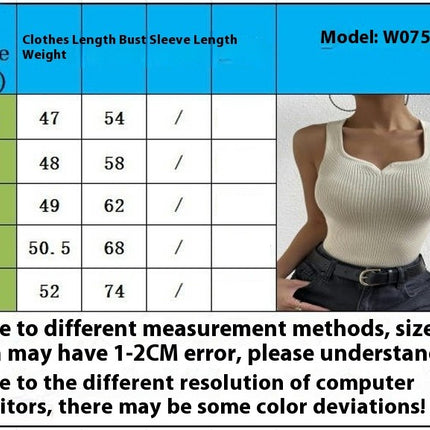 Women's Ribbed Knit Cropped Tank Tops Summer Sleeveless Square Neck Slim Fit Shirts