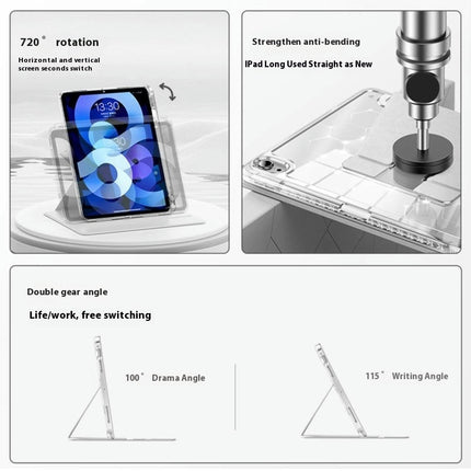 iPad Case Cover with Pencil Holder Stand Auto Wake/Sleep