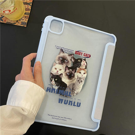 Cute Case for iPad with Auto Wake/Sleep and Stand