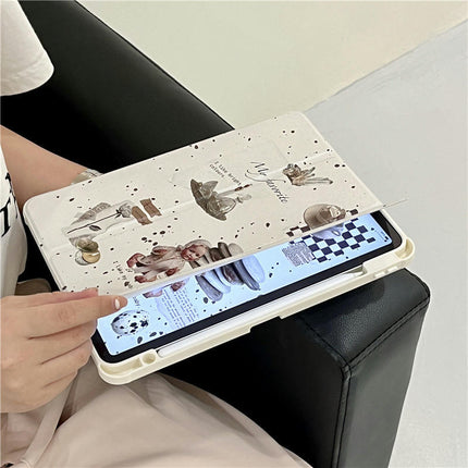 Cute Case for iPad with Auto Wake/Sleep and Stand-A1