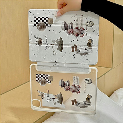 Cute Case for iPad with Auto Wake/Sleep and Stand-A1