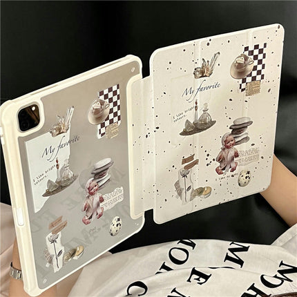 Cute Case for iPad with Auto Wake/Sleep and Stand-A1