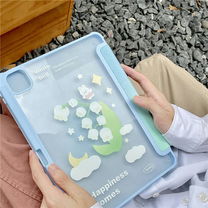 Cute Case for iPad with Auto Wake/Sleep and Stand-A2