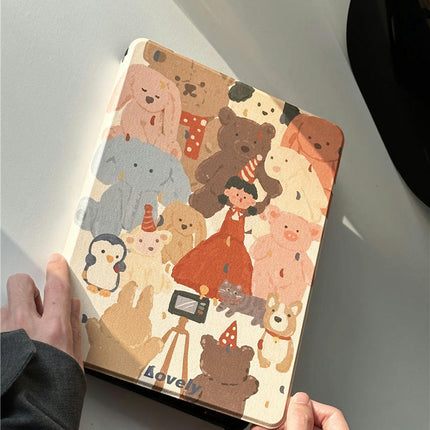 Cute Shockproof iPad Case Cover with Auto Wake/Sleep