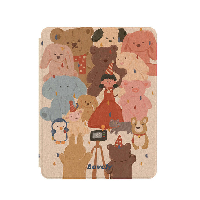 Cute Shockproof iPad Case Cover with Auto Wake/Sleep