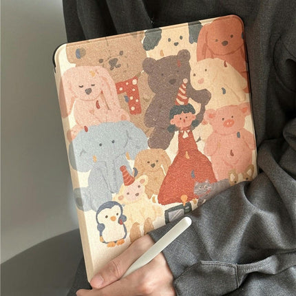 Cute Shockproof iPad Case Cover with Auto Wake/Sleep