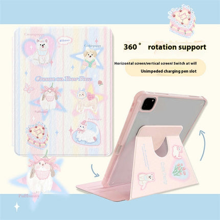 Cute Shockproof iPad Case Cover with Auto Wake/Sleep-A2