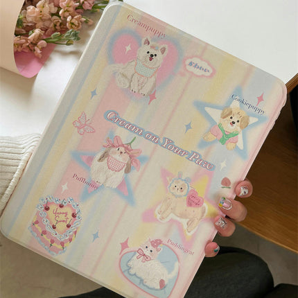 Cute Shockproof iPad Case Cover with Auto Wake/Sleep-A2