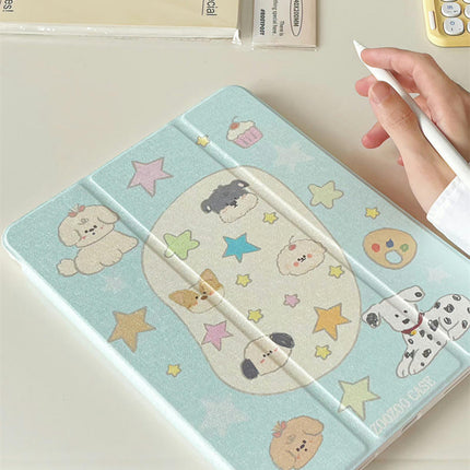 Shockproof Cute iPad Case Cover with Auto Wake/Sleep