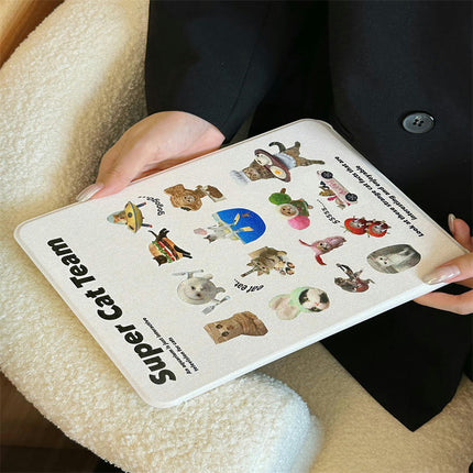 Cute iPad Case Cover with Magnetic Stand & Auto Sleep/Wake