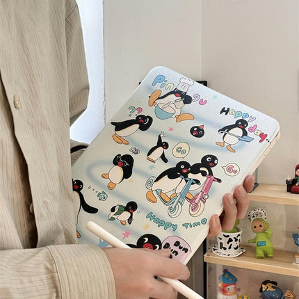 Cute iPad Case Cover with Magnetic Stand & Auto Sleep/Wake-B