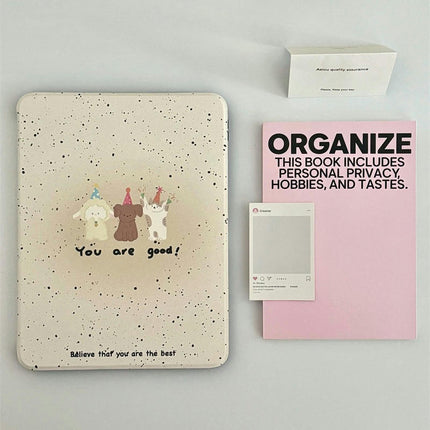 Cute iPad Case Cover with Magnetic Stand & Auto Sleep/Wake-C