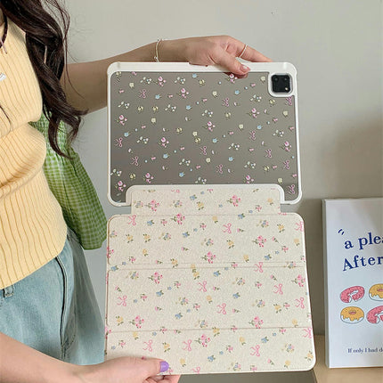 Flower Lightweight iPad Case Cover with Auto Wake/Sleep-A1