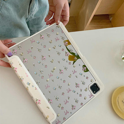 Flower Lightweight iPad Case Cover with Auto Wake/Sleep-A1