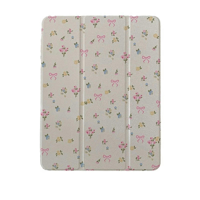 Flower Lightweight iPad Case Cover with Auto Wake/Sleep-A1