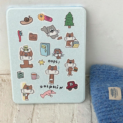 Cute iPad Case Cover with Stand & Auto Sleep/Wake Pencil Holder