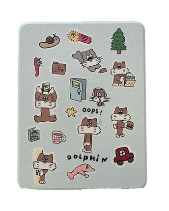 Cute iPad Case Cover with Stand & Auto Sleep/Wake Pencil Holder