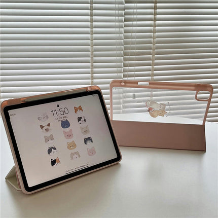 iPad Case Cover with Magnetic Stand & Auto Sleep/Wake Pencil Holder