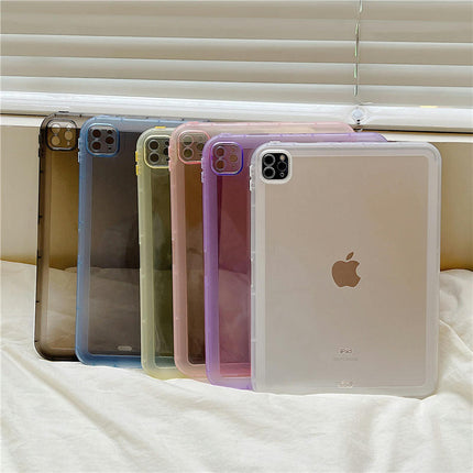 Shockproof TPU Transparent Lightweight iPad Case Cover