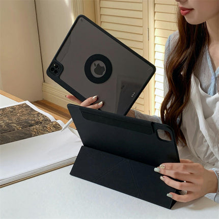 Magnetic iPad Case Cover with Pencil Holder Tablet Protective Cover