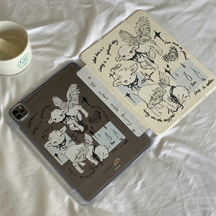 Cute iPad Case Cover with Auto Sleep/Wake Tablet Case