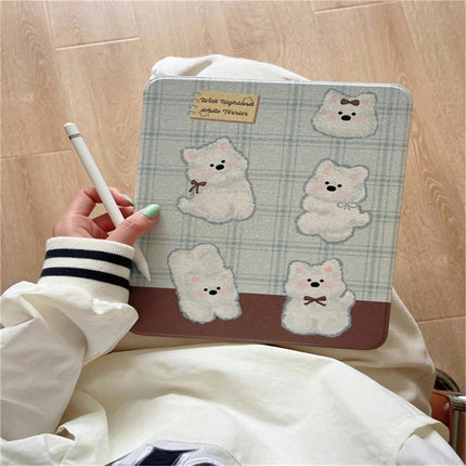 Cute Tablet Case with Stand iPad Case Cover with Pencil Holder-A1