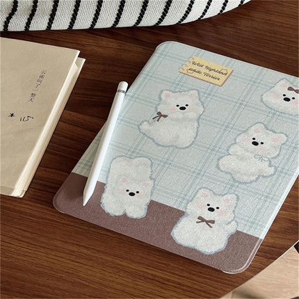 Cute Tablet Case with Stand iPad Case Cover with Pencil Holder-A1