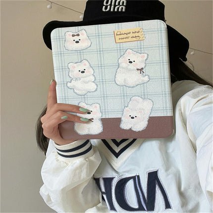 Cute Tablet Case with Stand iPad Case Cover with Pencil Holder-A1