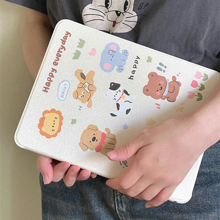 Cute iPad Case Cover with Pencil Holder