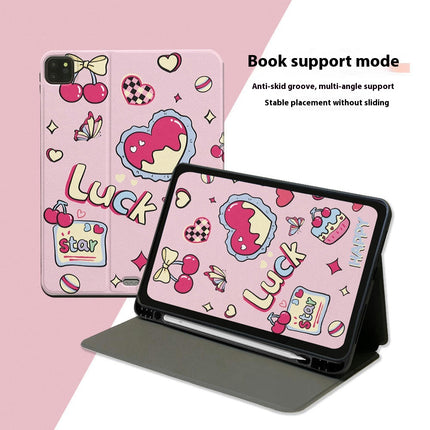 Love iPad Case Cover Tablet Protective Cover Auto Sleep/Wake-A1