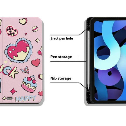 Love iPad Case Cover Tablet Protective Cover Auto Sleep/Wake-A1