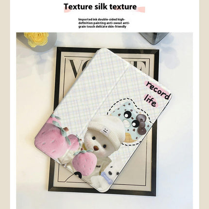 Cute iPad Case Cover Tablet Protective Cover with Auto Sleep/Wake-A