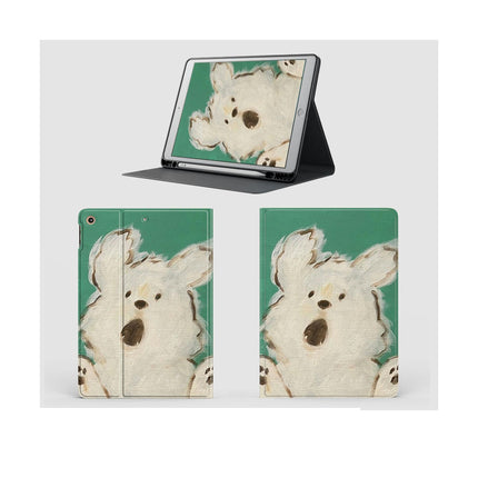 Cute Protective Tablet Cover iPad Case with Stand Auto Sleep/Wake-A