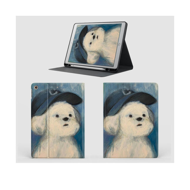 Cute Protective Tablet Cover iPad Case with Stand Auto Sleep/Wake-A