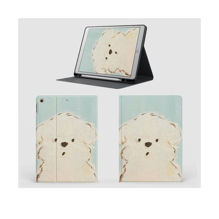 Cute Protective Tablet Cover iPad Case with Stand Auto Sleep/Wake-A