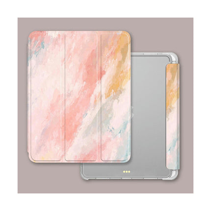 Tri-fold Stand Protective Cover iPad Case Cover with Auto Sleep Wake-A