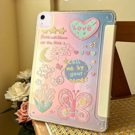 Tri-fold Stand iPad Case Cover Auto Sleep/Wake Protective Tablet Cover