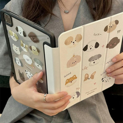 Cute Protective Tablet Cover iPad Case Cover Auto Sleep/Wake-A