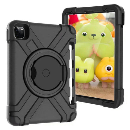 Full-Body Shockproof Protective Case with Rotating Stand