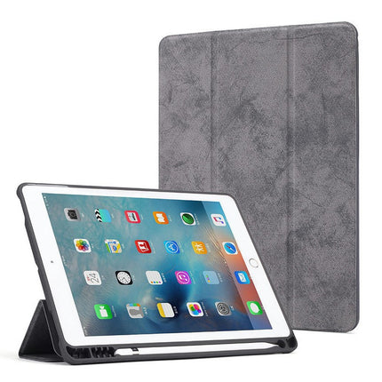 iPad Case Cover Leather Case with Pencil Holder Auto Wake/Sleep