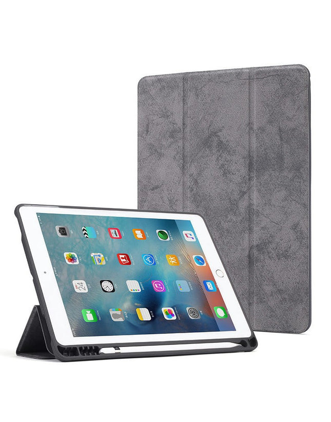 iPad Case Cover Leather Case with Pencil Holder Auto Wake/Sleep