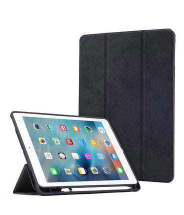 iPad Case Cover Leather Case with Pencil Holder Auto Wake/Sleep