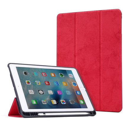 iPad Case Cover Leather Case with Pencil Holder Auto Wake/Sleep