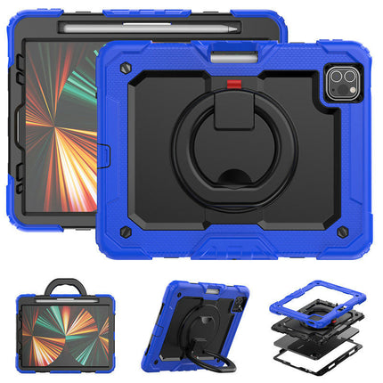 Protective Tablet Cover Drop Proof iPad Case Cover with Rotating Stand-A