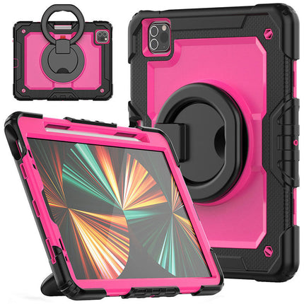 Protective Tablet Cover Drop Proof iPad Case Cover with Rotating Stand-A