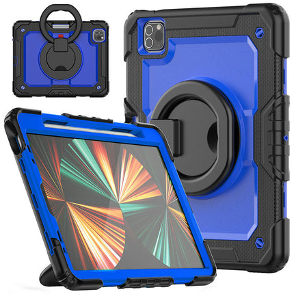 Protective Tablet Cover Drop Proof iPad Case Cover with Rotating Stand-A