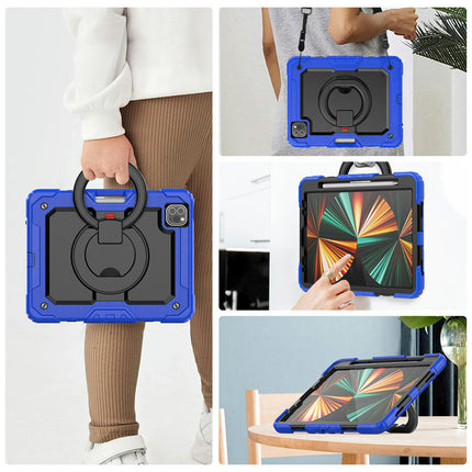 Protective Tablet Cover Drop Proof iPad Case Cover with Rotating Stand-A