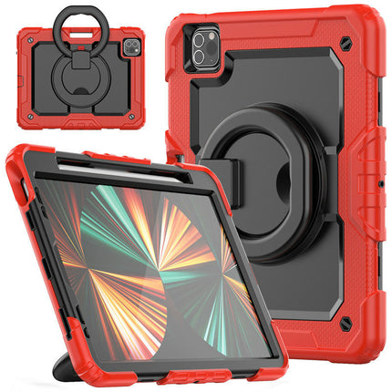 Protective Tablet Cover Drop Proof iPad Case Cover with Rotating Stand-A