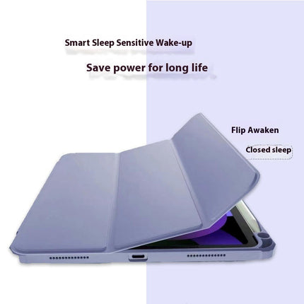 iPad Case Cover with Pencil Holder/Auto Wake/Sleep/Tri-fold Stand