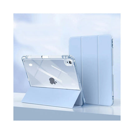 iPad Case Cover with Pencil Holder/Auto Wake/Sleep/Tri-fold Stand-A